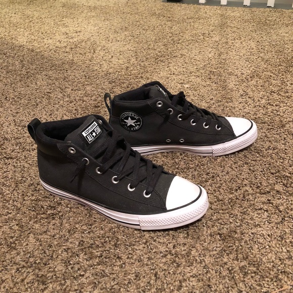 Chuck Taylor Street Mids Size 9 Black 